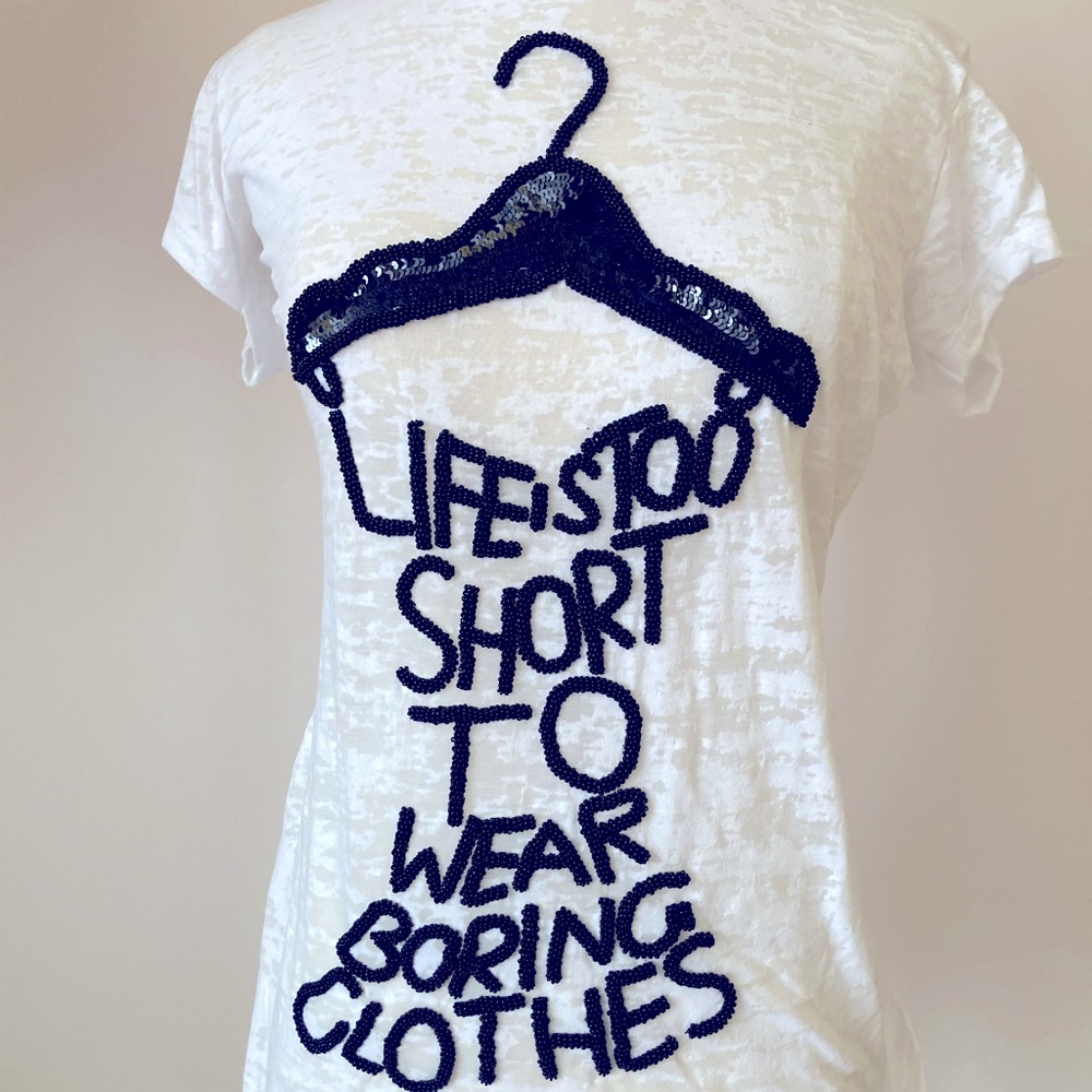 White burnout Tshirt by G-Lish